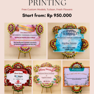 Papan Bunga Printing